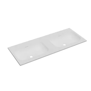 Faeber Infinite M1 Pearl 1200mm Double Furniture Basin White Matt