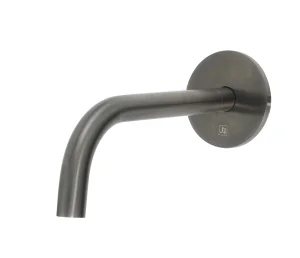 Just Taps Vos Slim Basin Spout 250mm Brushed Black