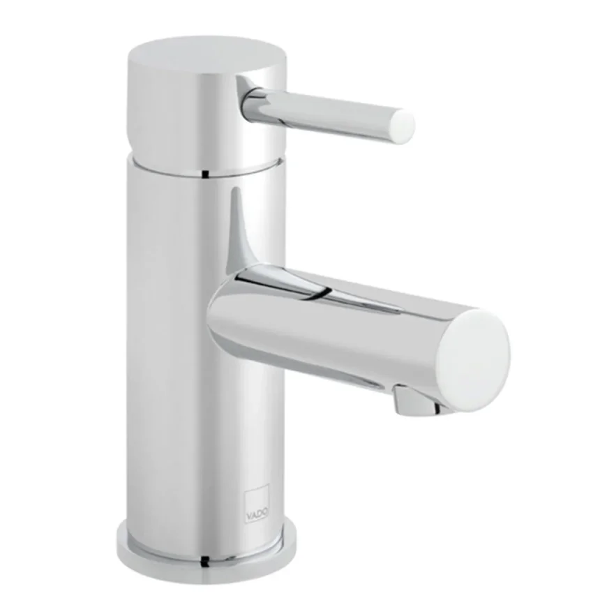 Vado Zoo Mono Basin Mixer Smooth Bodied Single Lever Deck Mounted With Honeycomb Flow Regulator (no Waste) Chrome product image - Image 1