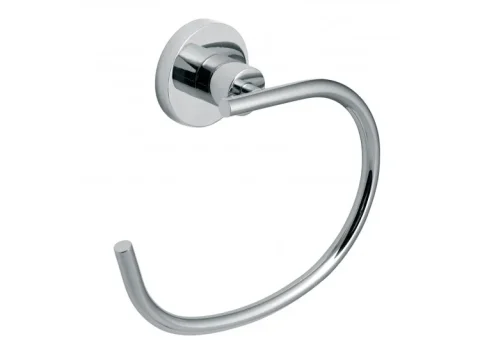 Vado Elements Towel Ring Wall Mounted Chrome detail view - Image 2