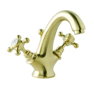 Bc Designs Victrion Crosshead Mono Basin Mixer Brushed Gold