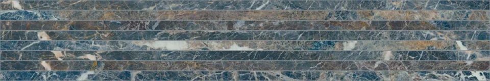 European Tiles Charmo Blue Sunstone Narrow Strip 120 X 20cm Polished Wall Tile (sold Per Piece) product image - Image 1