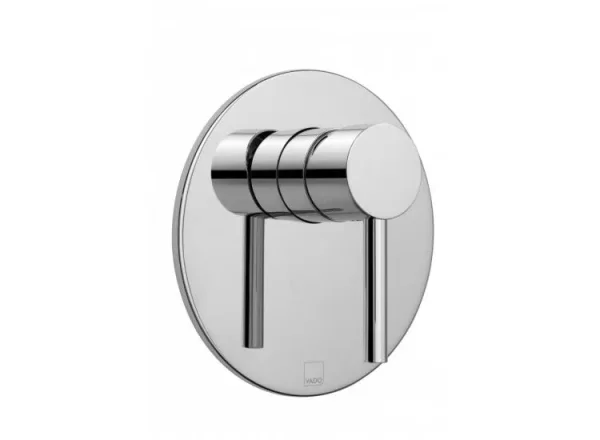 Vado Zoo 1 Outlet Single Lever Concealed Manual Valve Round Backplate Chrome detail view - Image 2