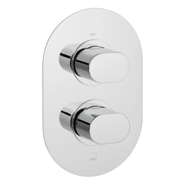 Vado Dx Life 1 Outlet 2 Handle Concealed Thermostatic Valve Chrome