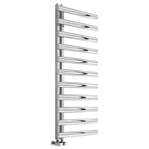 Reina Cavo 880 X 500 Polished Stainless Steel Towel Rail product image - Image 1