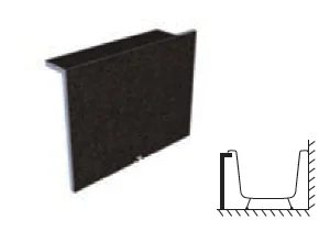 Abacus Elements Bath Panel Ledged Rh 900mm