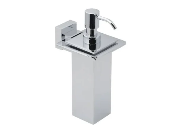 Vado Level Soap Dispenser Wall Mounted Chrome detail view - Image 2