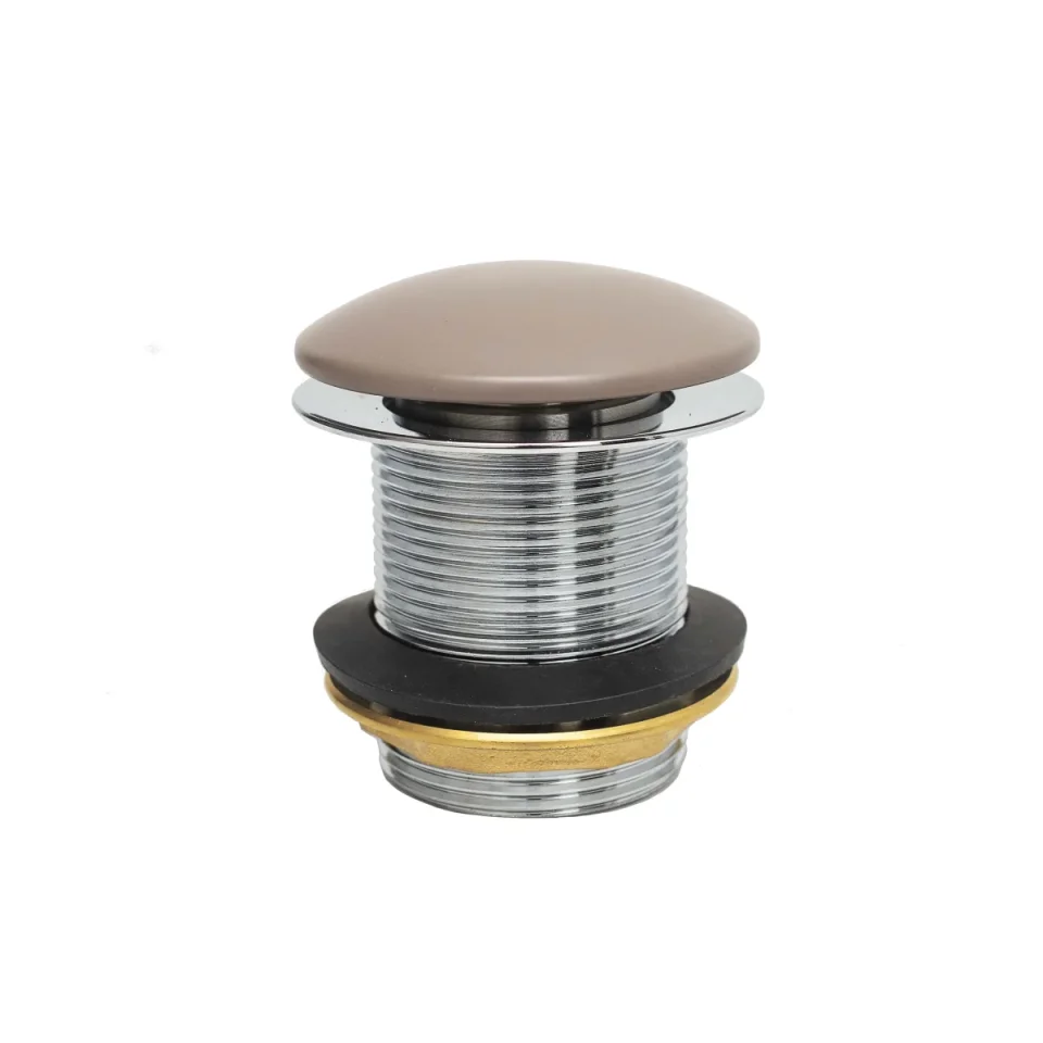 Bc Designs Push Down Bath Waste 60mm (unslotted) Mushroom product image - Image 1