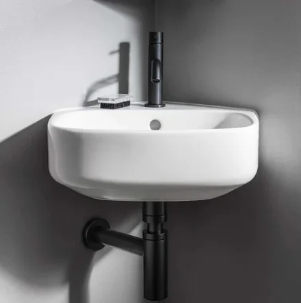 Crosswater Mpro Basin Monobloc No Waste Deck Mounted Matt Black detail view - Image 6