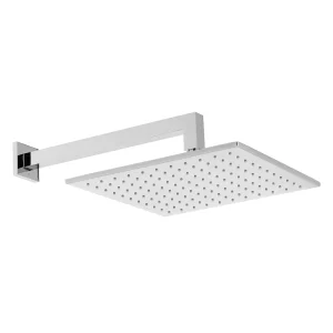 Vado Nebula 300mm Square Single Function Shower Head With Arm Chrome