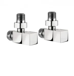 Crosswater Elite Angle Wall Mount Square Rad Valves Chrome