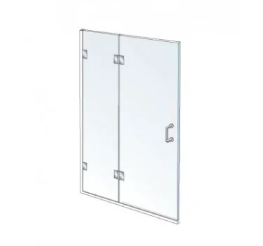 Shower Lab View 04 Standard-inline Panel + Door 954-988 X 2000 product image - Image 2