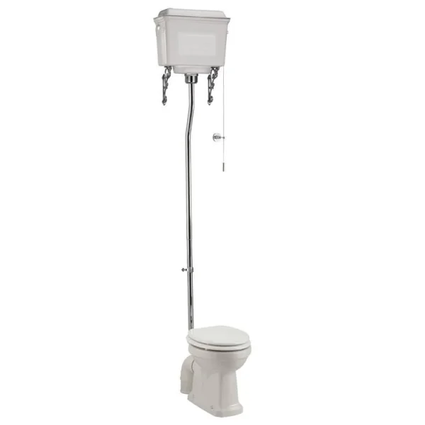 Burlington White Aluminium High Level Cistern