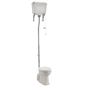 Burlington White Aluminium High Level Cistern