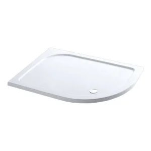 Eastbrook Volente 1000x700 Rh Quad Abs Stone Resin Tray White