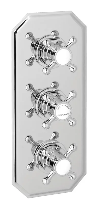 Eastbrook Traditional Triple Plate Only Chrome product image - Image 1