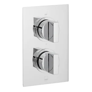 Vado Dx Notion 3 Outlet 2 Handle Concealed Thermostatic Valve Chrome
