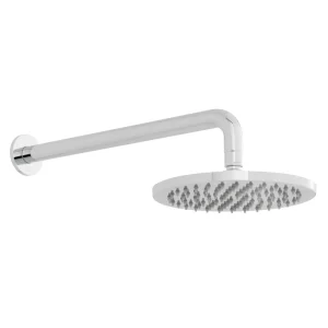 Vado Atmosphere Air-injected Round 200mm Shower Head With Arm Chrome