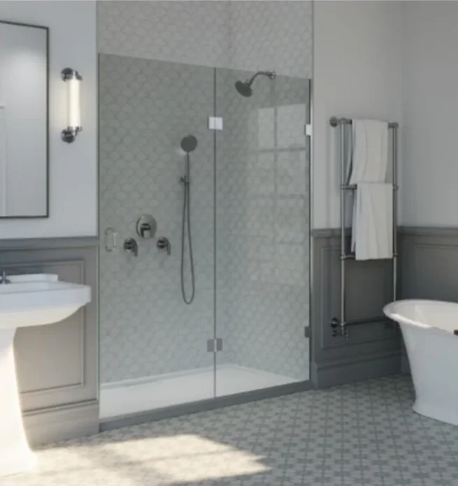 Shower Lab View 04 Standard-inline Panel + Door 754-788 X 2000 product image - Image 1