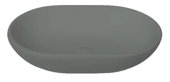 Bc Designs Crea Basin 575 X 145 Industrial Grey product image - Image 1