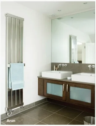 Jis Arun 1960/360 1960 X 360mm Radiator For Central Heating Polished Stainless Steel