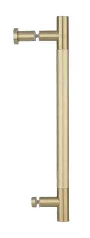 Crosswater Optix Knurled Handle Brushed Brass detail view - Image 2
