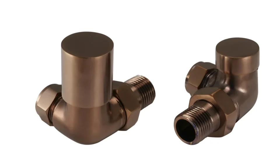 Just Taps Corner Bronze Rad Valves product image - Image 1