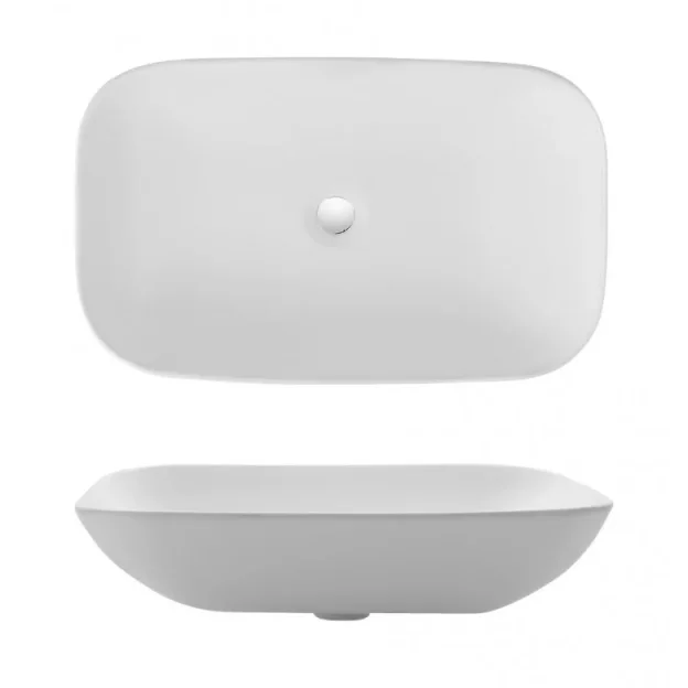 Crosswater Serene Counter Basin No Overflow White product image - Image 1