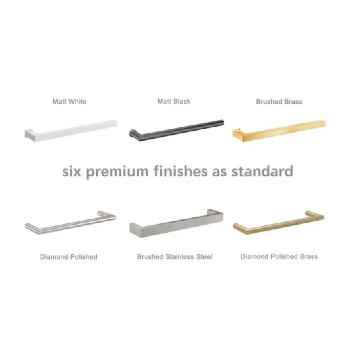 Thermosphere 12v Heated Towel Bar Single Round 500mm Matt White detail view - Image 2