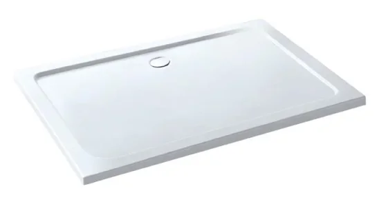 Eastbrook Volente 1200 X 700 Abs Stone Resin Tray White product image - Image 1