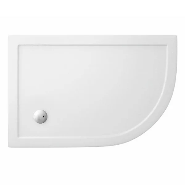 Crosswater Offset Quadrant Right Hand 35mm Acrylic Shower Tray 800 x 1000mm