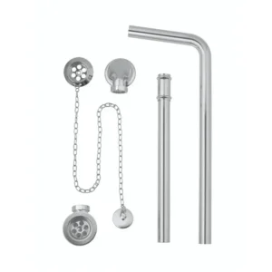 Bc Designs Plug & Chain Exposed Ext Bath Waste Brushed Chrome