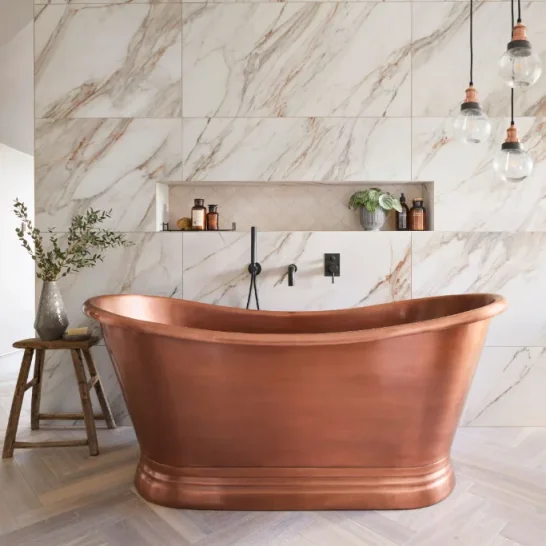 Bc Designs 1700 Antique Bath Outer/inner Antique Copper detail view - Image 4