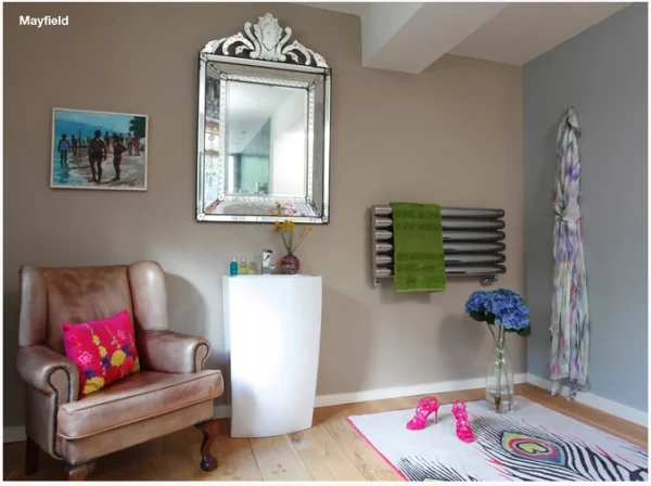 Jis Mayfield 470 1100 X 470mm Radiator For Central Heating Satin Stainless Steel