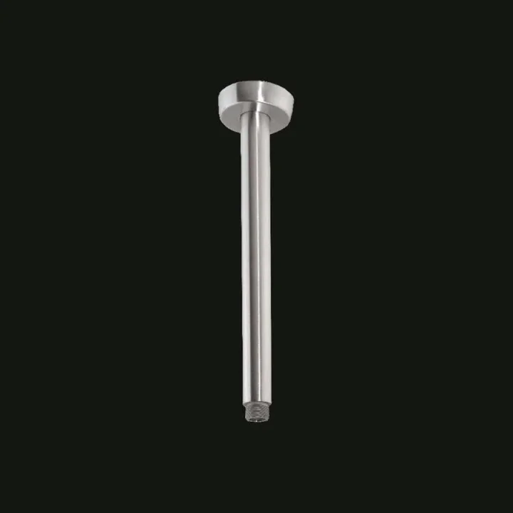Just Taps Inox Round Ceiling Arm 200mm product image - Image 1