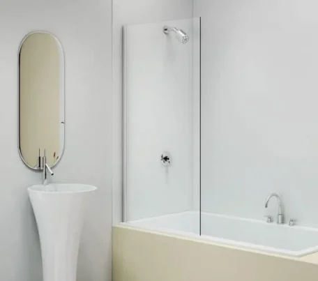 Merlyn Fixed Single Square Bathscreen 800 X 1500mm