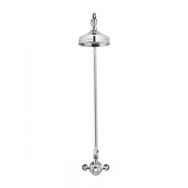 Crosswater Belgravia Thermo Shower Valve With Fixed Head Chrome