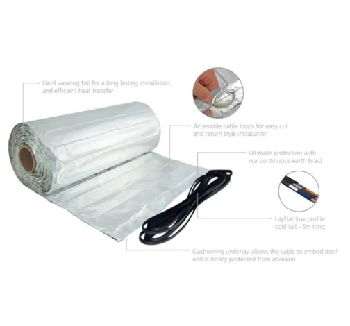 Thermosphere Heating Foil 140w 5.0m2 detail view - Image 4