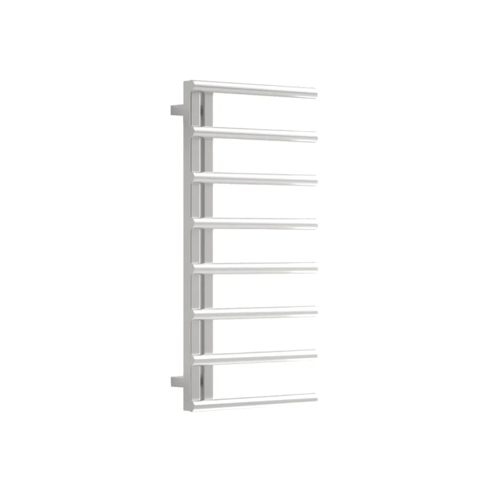 AVA Purity 1000 x 500mm Brushed Stainless Steel Towel Rail detail view - Image 4