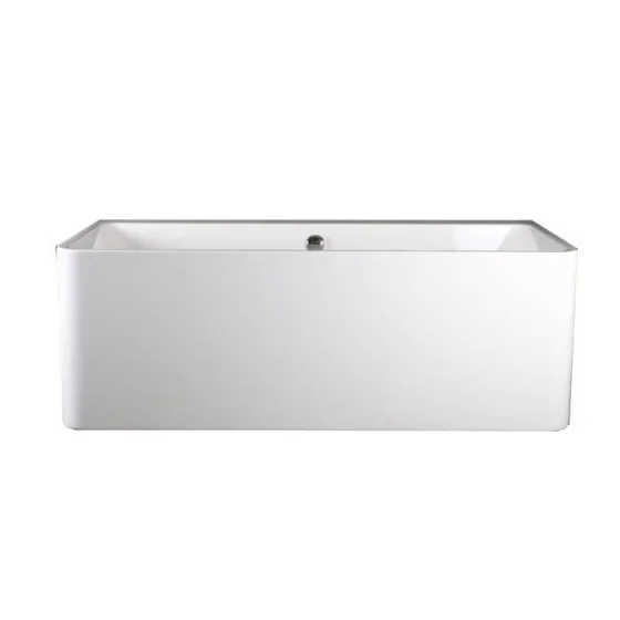 Bc Designs Murali Btw 1720x740 Bath (waste Included) Gloss White detail view - Image 2