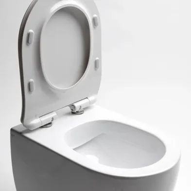 Crosswater Glide Ii Soft Close Toilet Seat 46 White detail view - Image 6