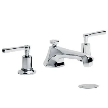 Lefroy Brooks Mackintosh Lever D/m 3 Hole Basin Mixer With Puw - Nickel product image - Image 1