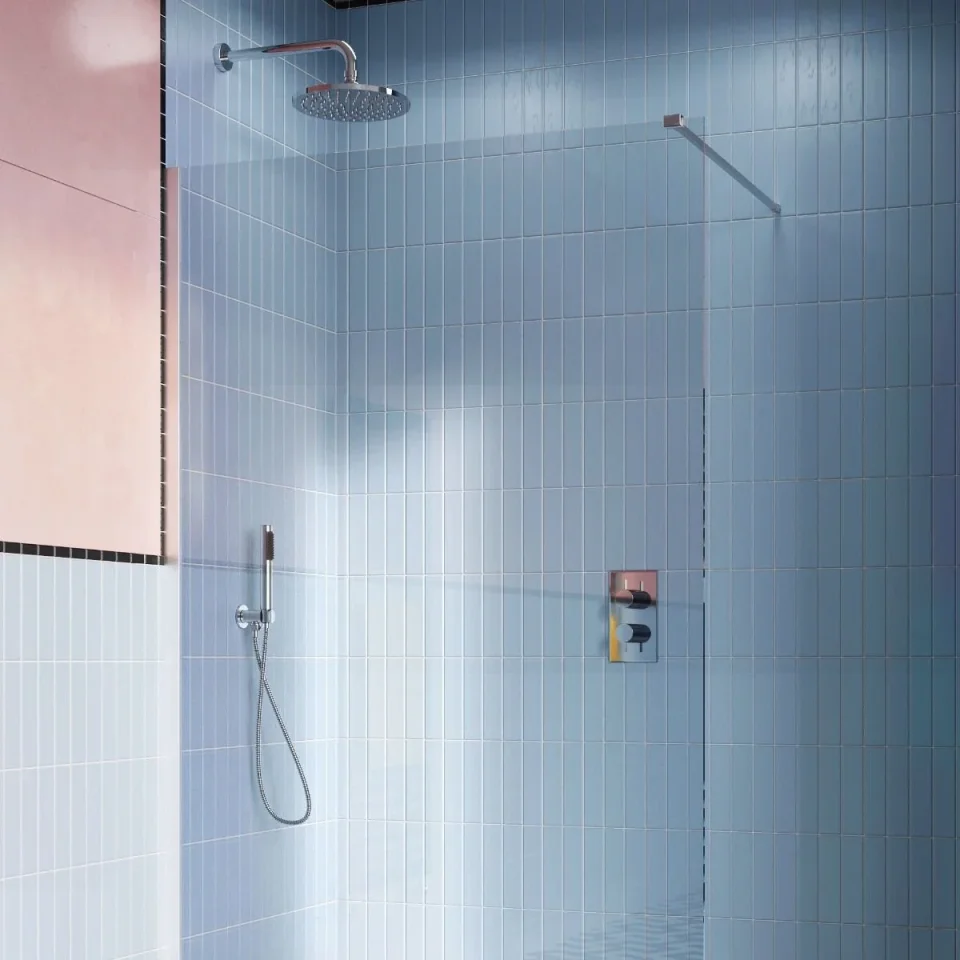 Crosswater One Box Showering Mpro Bundle 1510 Chrome detail view - Image 2