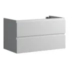 Faeber Mode 2 Drawer 900mm Basin Unit Bianco Matt