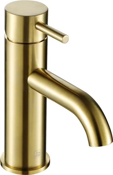 Just Taps Vos Single Lever Basin Mixer Brushed Brass