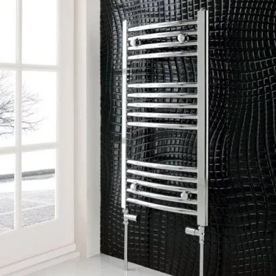 Eastbrook Wendover Curved Multirail 800 X 750 Chrome product image - Image 1