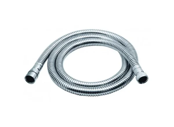 Vado Shower Hose Brass Standard Bore 150cm Chrome Plated Chrome detail view - Image 2