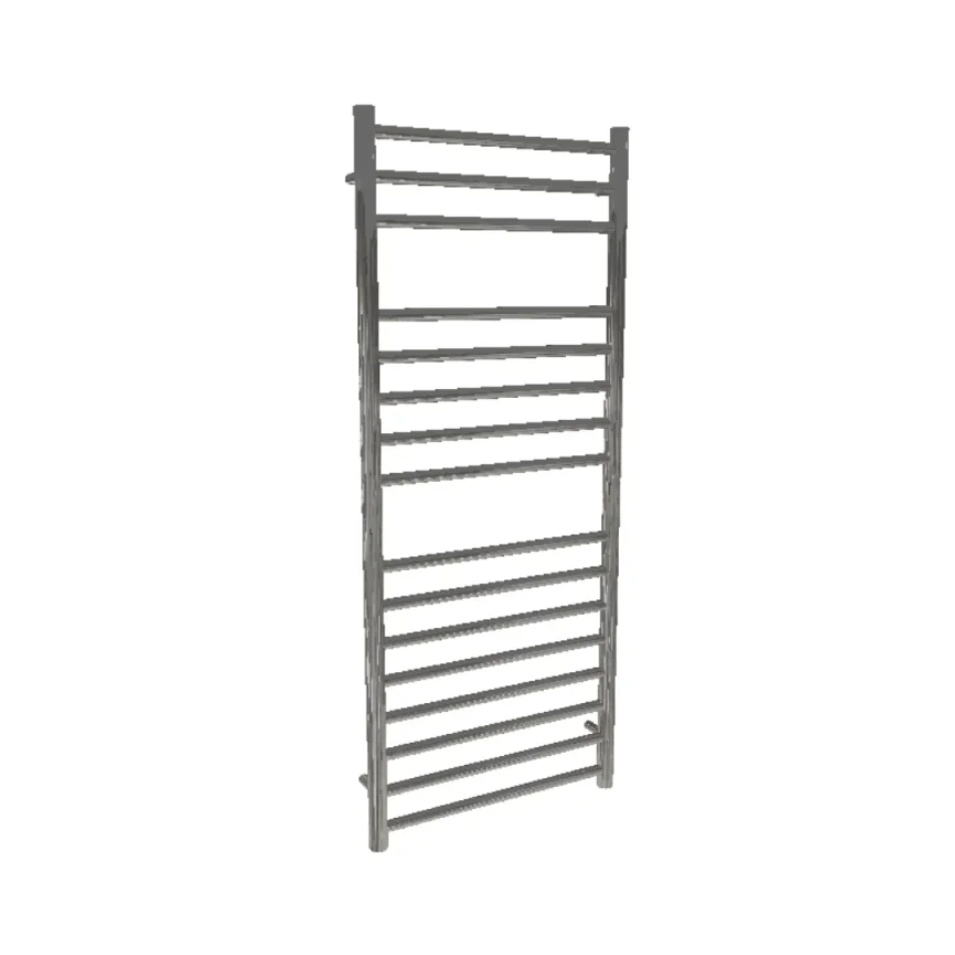 AVA Trend Ladder 1200 x 500mm Polished Stainless Steel Towel Rail  Oil Filled product image - Image 1