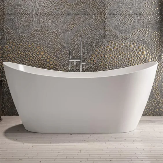 Eastbrook Chislehurst Freestanding Slipper Bath 1700x790x730mm Inc Waste White product image - Image 1