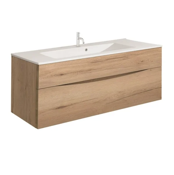 Crosswater Glide Ii 2 Drawer Basin Unit 1000 Windsor Oak
